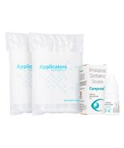 ケアプロスト(Careprost0.03%3ml) 1本+まつ毛用アプリケータ2袋:個人輸入代行Yokohama Media