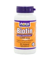 ビオチン（ビタミンH）5000mcg（5mg） 60カプセル:個人輸入代行Yokohama Media