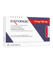 エックスフォージ[10mg+160mg]28錠 1箱:個人輸入代行Yokohama Media