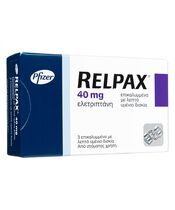 レルパックス40mg3錠 1箱:個人輸入代行Yokohama Media