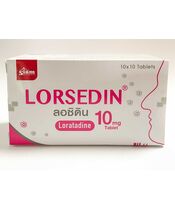 LORSEDIN (Loratadine 10mg) 10錠入り1シート:個人輸入代行Yokohama Media