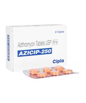 (Cipla)アジシップ250mg6錠 1箱:個人輸入代行Yokohama Media