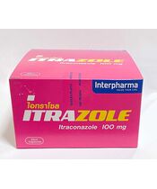 ITRAZOLE (itraconazole) 100mg　4caps x 25シート（1箱）:個人輸入代行Yokohama Media