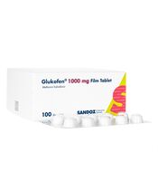グルコフェン1000mg100錠 1箱:個人輸入代行Yokohama Media