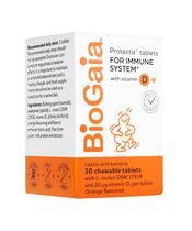プロテクティスウィズビタミンD+30錠(BioGaia) 1箱:個人輸入代行Yokohama Media