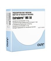 エストラダームMX50_1.5mg8枚 1箱:個人輸入代行Yokohama Media