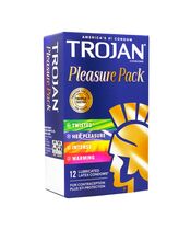 (Trojan)プレジャーパックコンドーム12個 1箱:個人輸入代行Yokohama Media
