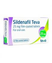 (TEVA)シルデナフィル25mg8錠 1箱:個人輸入代行Yokohama Media