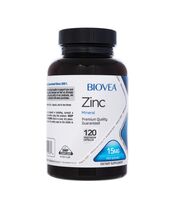 ジンク15mg120錠(Biovea) 1本:個人輸入代行Yokohama Media