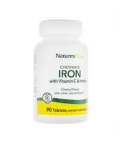 チュアブルアイロンウィズビタミンC&ハーブス90錠(NaturesPlus) 1本:個人輸入代行Yokohama Media