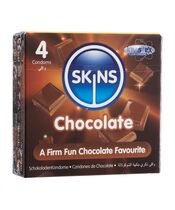 (Skins)コンドーム(チョコレート)4個 1箱:個人輸入代行Yokohama Media