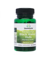 フルスペクトラム・ブラックウォルナットハルズ500mg60錠(Swanson) 1本:個人輸入代行Yokohama Media