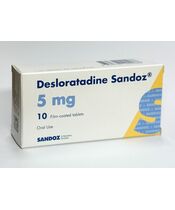 デスロラタジンDesloratadine Sandoz 5mg 10錠入り1箱:個人輸入代行Yokohama Media