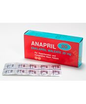 アナプリル ANAPRIL(Enalapril Maleate エナラプリルマレイン酸) 20mg10錠x10シート:個人輸入代行Yokohama Media