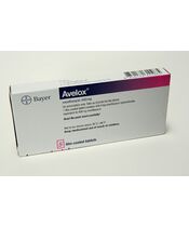アベロックスAVELOX (moxfloxacin 400mg) ５錠入り１シート:個人輸入代行Yokohama Media