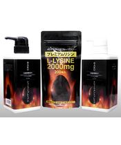 BAKUシャンプープレミアム500ml 1本+BAKUトリートメントプレミアム500g 1本+プレミアムリジン200粒1袋:個人輸入代行Yokohama Media