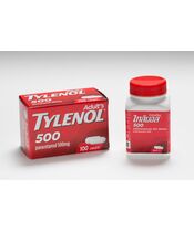 TYLENOL 500mg 100錠入り1ボトル:個人輸入代行Yokohama Media