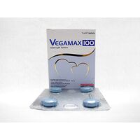ベガマックス100mg4錠:個人輸入代行Yokohama Media