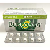 ブスコパン BUSCOPAN 10mg 100錠(10錠x10シート):個人輸入代行Yokohama Media