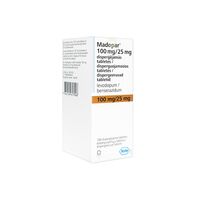 マドパー100mg/25mg100錠 1箱:個人輸入代行Yokohama Media