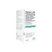 マドパーHBS100mg/25mg100錠 1箱:個人輸入代行Yokohama Media