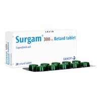 サーガムリタードタブレット300mg20錠 1箱:個人輸入代行Yokohama Media