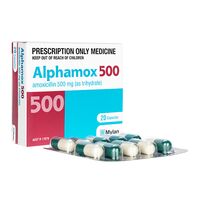 アルファモックス500mg20錠 1箱:個人輸入代行Yokohama Media