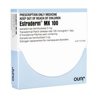 エストラダームMX100_3mg8枚 1箱:個人輸入代行Yokohama Media