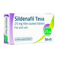 (TEVA)シルデナフィル25mg8錠 1箱:個人輸入代行Yokohama Media