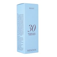 (MENOKIN)30秒クイックバブルマスク(モイスト)95ml 1箱:個人輸入代行Yokohama Media