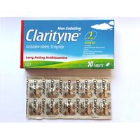 CLARITYNE (Loratadine 10mg) 1シート10錠入り:個人輸入代行Yokohama Media