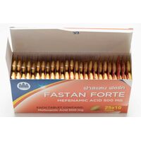 ファスタン・フォルテ FASTAN FORTE (Mefenamic acid 500mg) 10錠×25シート:個人輸入代行Yokohama Media