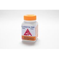 グリフルビンGrifulvin 500mg100錠入り 1本:個人輸入代行Yokohama Media