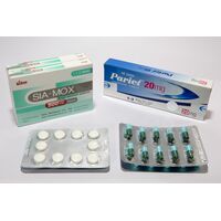 パリエット・シアモックス・メトロレックスセット(パリエット20mg14錠、シアモックス500mg 20錠、シアモックス250mg 20錠、メトロレックス200mg20錠):個人輸入代行Yokohama Media