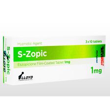 エスゾピック(エスゾピクロン)1mg30錠:個人輸入代行Yokohama Media