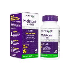 メラトニンプラス5HTPアドバンスト60錠(Natrol)  1本:個人輸入代行Yokohama Media