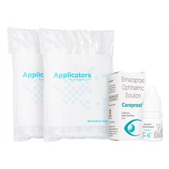 Careprost0.03%3ml 1本+まつ毛用アプリケータ2袋:個人輸入代行Yokohama Media