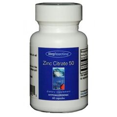 亜鉛　50mg　（Zinc Citrate 50 Mg 60 Vegetarian Caps ）