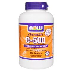 Vitamin C-500 Chewable Orange 100 Tabs