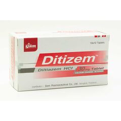 ジチゼム Ditizem(ジルチアゼム)30mg100錠:個人輸入代行Yokohama Media