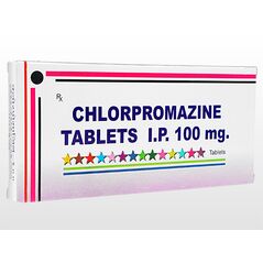 クロルプロマジン100mg100錠 1箱:個人輸入代行Yokohama Media