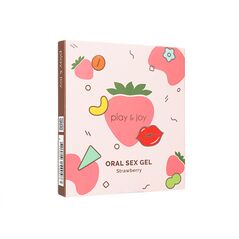 (Play&Joy)オーラルセックスジェル3ml5袋・ストロベリー味 1箱:個人輸入代行Yokohama Media