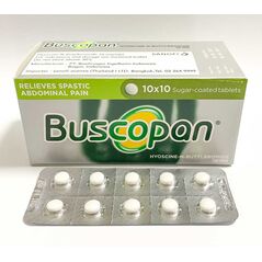 ブスコパン BUSCOPAN 10mg 100錠(10錠x10シート):個人輸入代行Yokohama Media