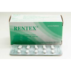 レンテックス RENTEX (Cetirizine hydrochloride10mg) 100錠 x1箱:個人輸入代行Yokohama Media