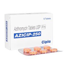 (Cipla)アジシップ250mg6錠 1箱:個人輸入代行Yokohama Media