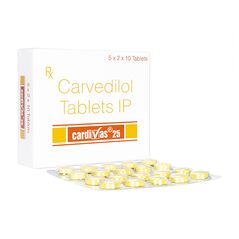カーディバス25mg100錠 1箱:個人輸入代行Yokohama Media