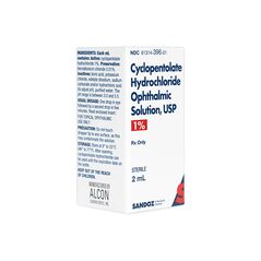 シクロペントラート塩酸塩点眼液1%2ml 1箱:個人輸入代行Yokohama Media