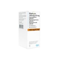マドパー100mg/25mg100錠 1箱:個人輸入代行Yokohama Media