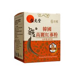 韓國高麗紅蔘粉(6年根)60g(位元堂) 1箱