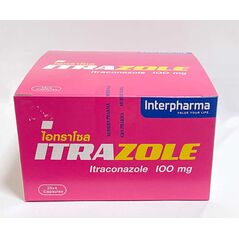 ITRAZOLE (itraconazole) 100mg　4caps x 25シート（1箱）:個人輸入代行Yokohama Media